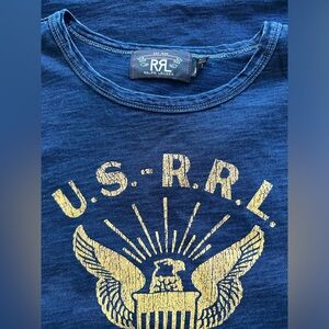 RRL Jersey Graphic Crewneck T-Shirt